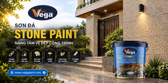 SƠN ĐÁ VEGA STONE PAINT – ĐẸP NHƯ ĐÁ TỰ NHIÊN | NÂNG TẦM VẺ ĐẸP CÔNG TRÌNH